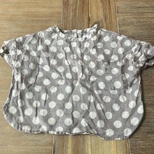 Girls Zara polka dot top 12-18 months